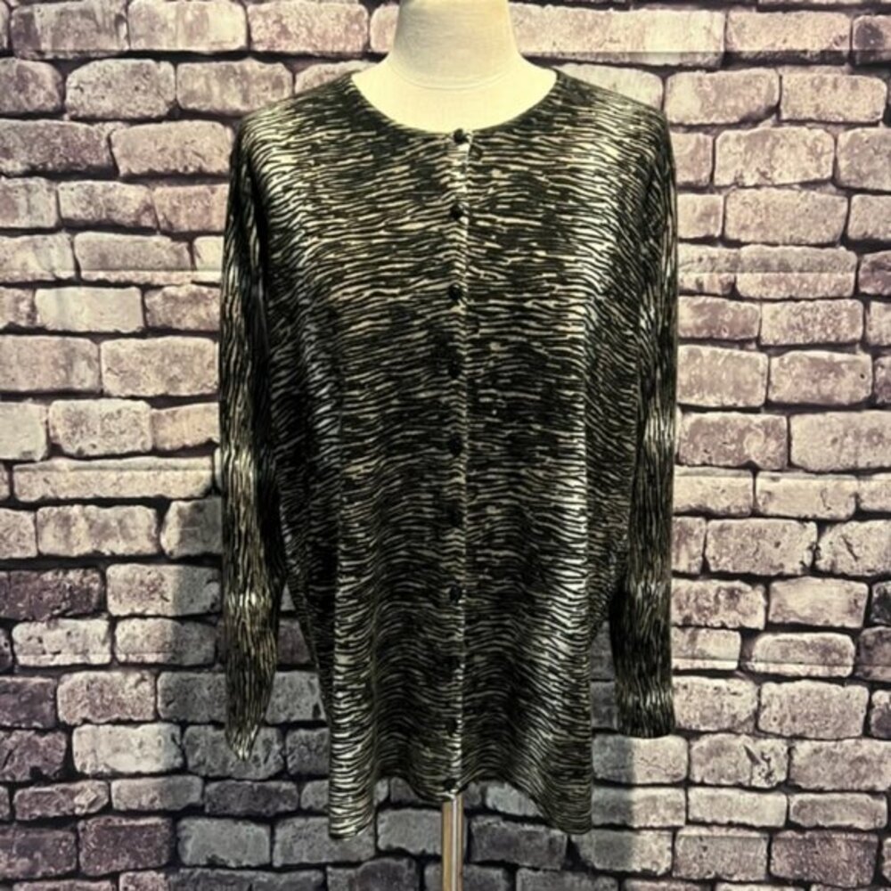 Designers Originals Long Sleeve Cardigan Sweater Size 2X